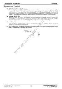 BD3540NUV-E2 Datasheet Page 21