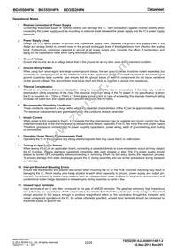 BD3552HFN-TR Datasheet Page 22