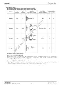 BD3812F-E2 Datasheet Page 5