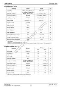 BD4157MUV-E2 Datasheet Page 2