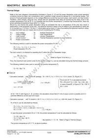 BD4275FP2-CE2 Datasheet Page 12