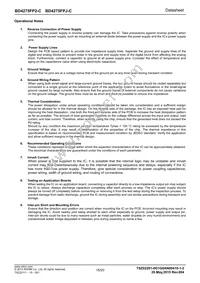 BD4275FP2-CE2 Datasheet Page 15