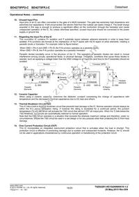 BD4275FP2-CE2 Datasheet Page 16