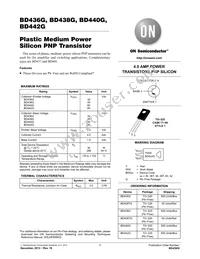 BD438TG Datasheet Cover