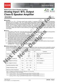 BD5423MUV-E2 Datasheet Cover