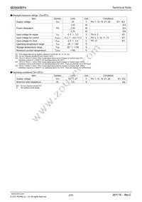 BD5445EFV-E2 Datasheet Page 2