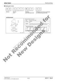 BD5471MUV-E2 Datasheet Page 21