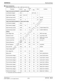 BD6062GU-E2 Datasheet Page 2