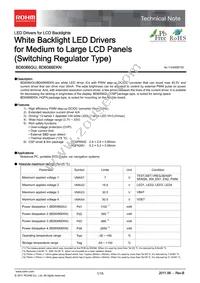 BD6066GU-E2 Datasheet Cover