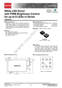 BD6067GU-E2 Datasheet Cover