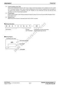 BD6164GUT-E2 Datasheet Page 15