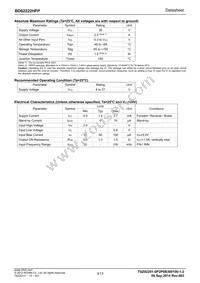 BD62222HFP-TR Datasheet Page 3