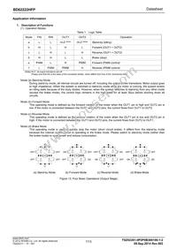 BD62222HFP-TR Datasheet Page 7