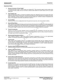 BD62222HFP-TR Datasheet Page 10