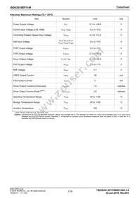 BD63035EFV-ME2 Datasheet Page 3
