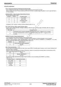 BD63524EFV-E2 Datasheet Page 5