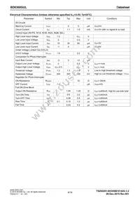 BD6360GUL-E2 Datasheet Page 4