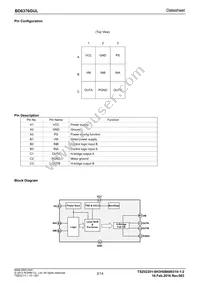 BD6376GUL-E2 Datasheet Page 2