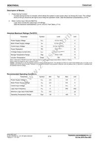 BD6376GUL-E2 Datasheet Page 3