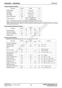 BD6528HFV-TR Datasheet Page 3