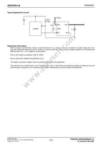 BD6538G-LBTR Datasheet Page 14