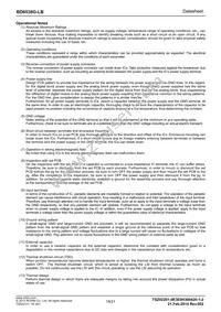 BD6538G-LBTR Datasheet Page 18