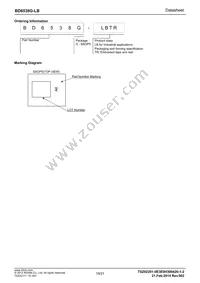 BD6538G-LBTR Datasheet Page 19