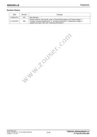 BD6538G-LBTR Datasheet Page 21