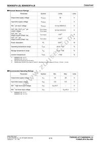 BD6563FV-LBE2 Datasheet Page 4