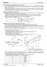 BD6581GU-E2 Datasheet Page 11