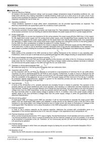 BD6581GU-E2 Datasheet Page 19