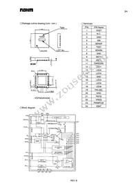 BD6583MUV-E2 Datasheet Page 3