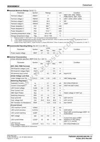 BD6586MUV-E2 Datasheet Page 2