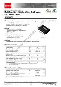 BD6721FS-E2 Datasheet Cover