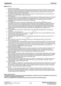 BD6965NUX-TR Datasheet Page 11