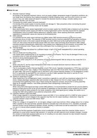 BD6967FVM-TR Datasheet Page 11