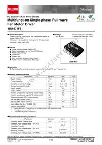 BD6971FS-E2 Datasheet Cover