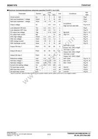 BD6971FS-E2 Datasheet Page 3