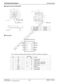 BD7004NUX-E2 Datasheet Page 5