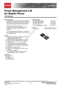 BD71801GWL-E2 Datasheet Cover