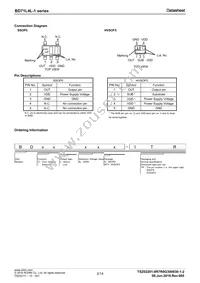 BD71L4LHFV-1GTR Datasheet Page 2