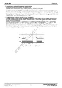 BD7672BG-GTR Datasheet Page 7