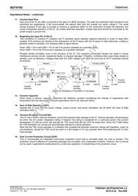 BD7679G-GTR Datasheet Page 14