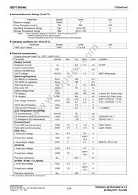 BD7710GWL-E2 Datasheet Page 2