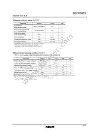 BD7905BFS-E2 Datasheet Page 2