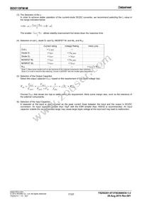 BD8119FM-ME2 Datasheet Page 17