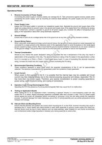 BD8152FVM-TR Datasheet Page 19