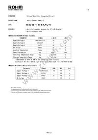 BD8165MUV-E2 Datasheet Cover