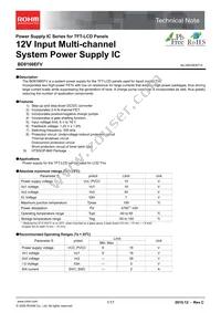 BD8166EFV-E2 Datasheet Cover