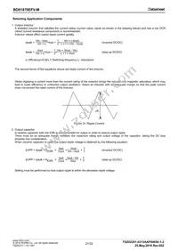 BD81870EFV-ME2 Datasheet Page 21